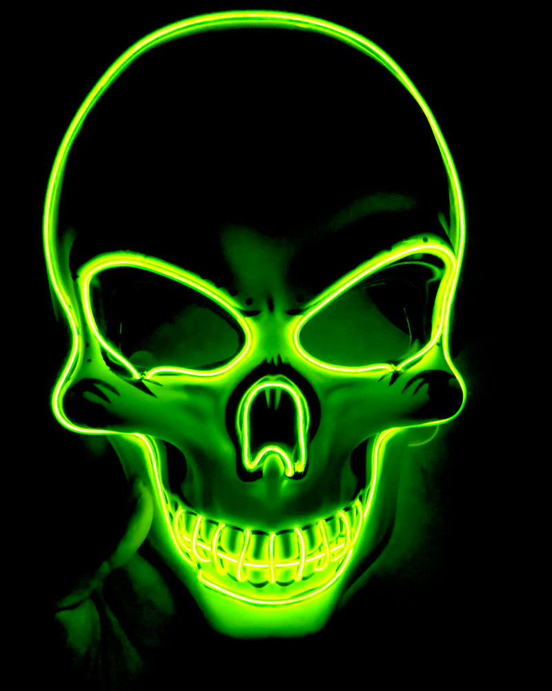 Bone-Chilling Brilliance: The Glow-in-the-Dark Skeleton Mask