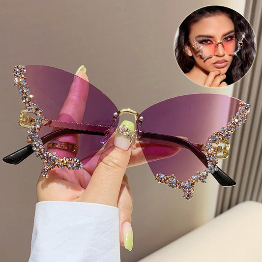 Captivating Butterfly Luxury Sunglasses - A Y2K Icon