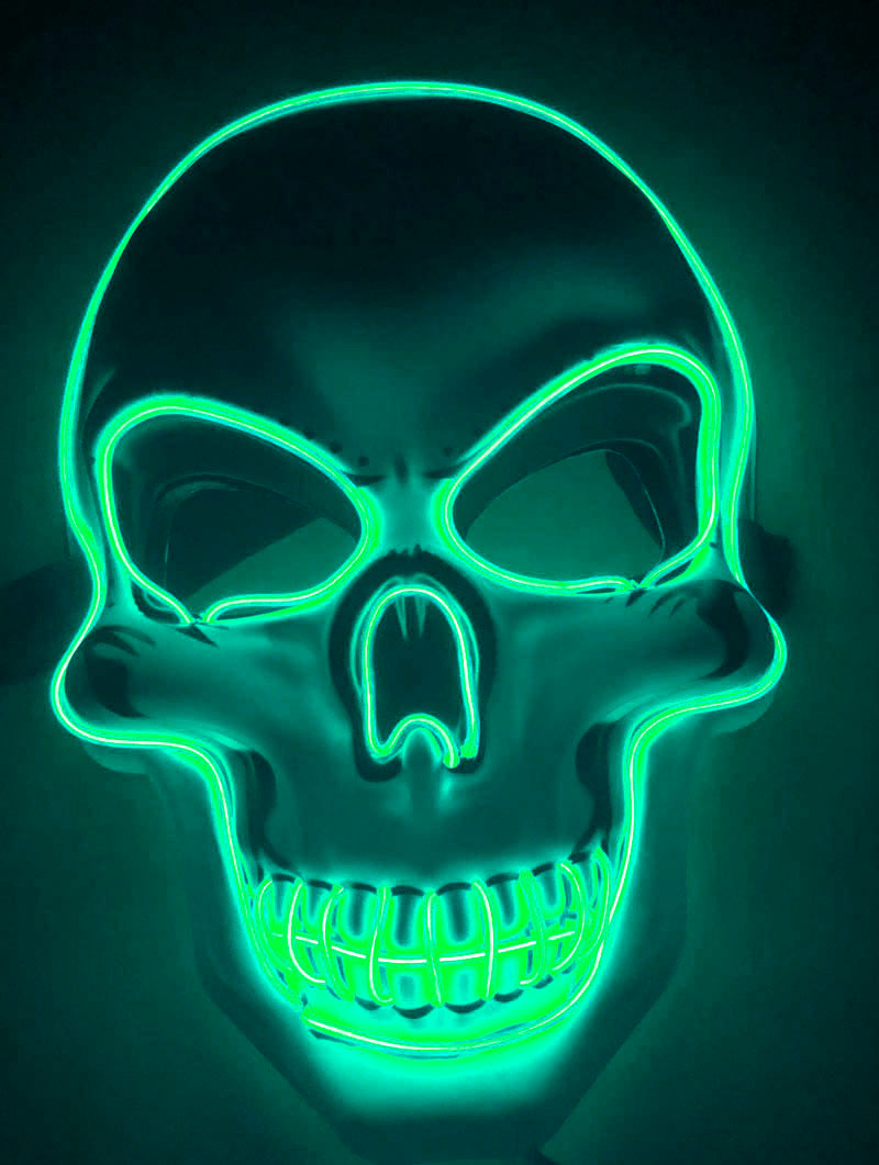 Bone-Chilling Brilliance: The Glow-in-the-Dark Skeleton Mask