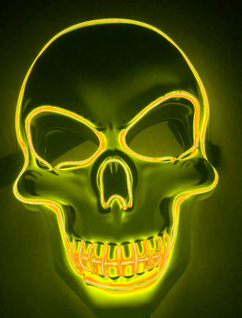 Bone-Chilling Brilliance: The Glow-in-the-Dark Skeleton Mask