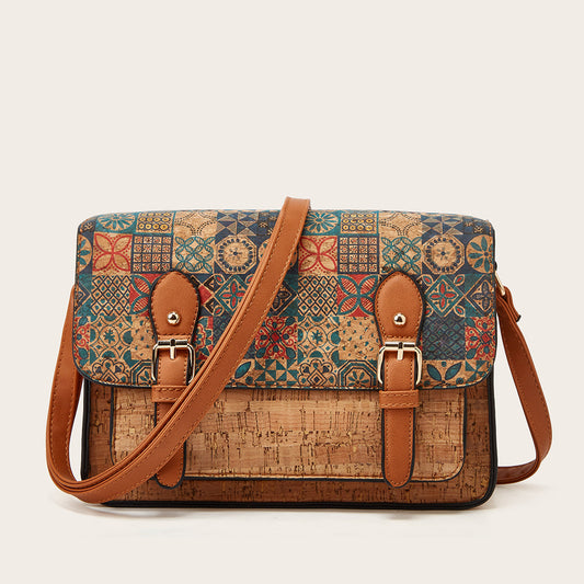 Stylishly Hands-Free: The Versatile One-Shoulder Printed Bag for the Modern Woman