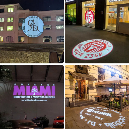 Attractive Customized Waterproof Outdoor & Indoor Logo Projector