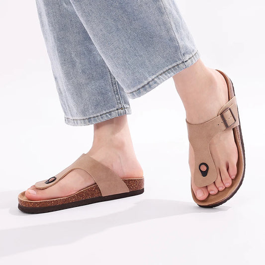 Cork Flip Flops Classic Sandals