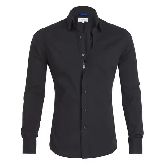 Premium Casual Essentials: High-Quality Men's Long Sleeve Shirts for Every Day