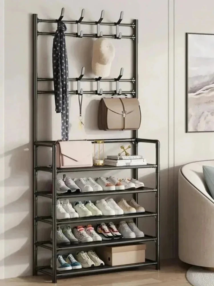 Versatile Storage Solution: DIY Multi-Tier Shoe Rack, Clothing, and Accessory Organizer for Tidy Living Spaces