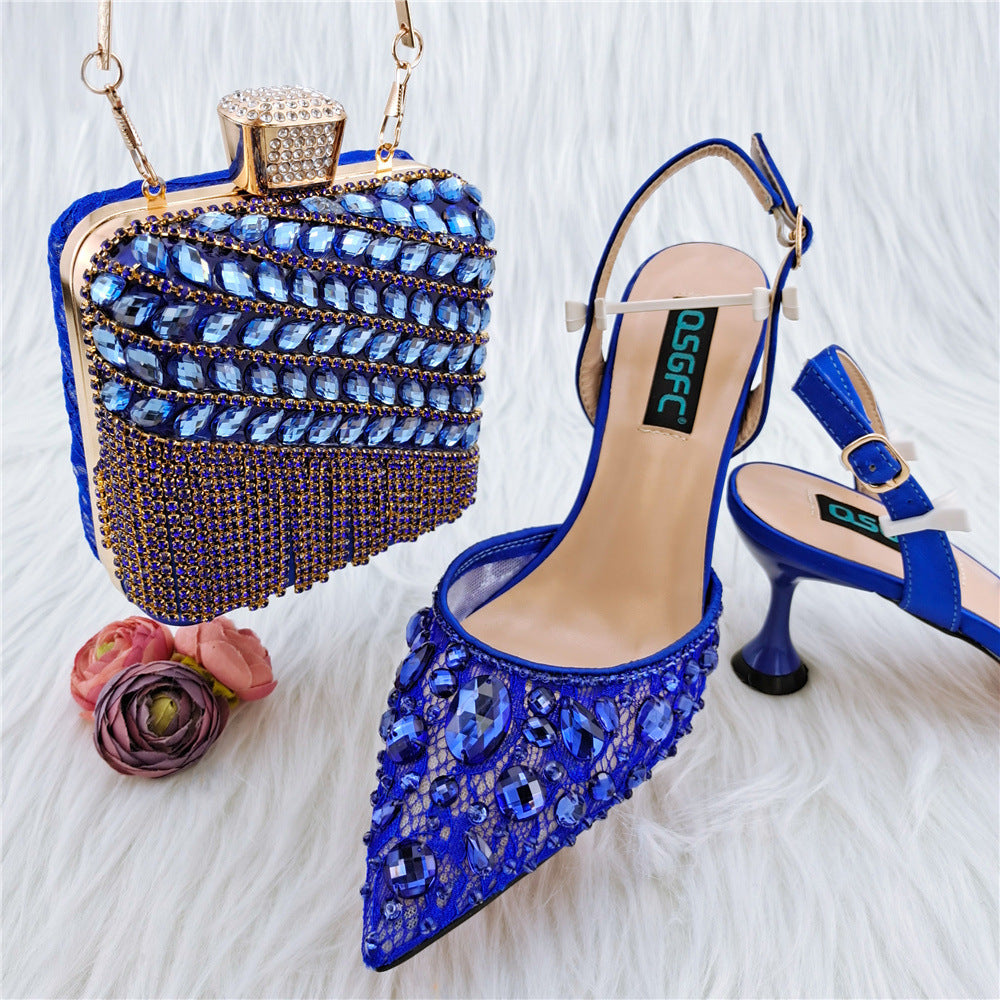 Glamorous Party Essentials: Sparkling Sandals and Diamond Bags