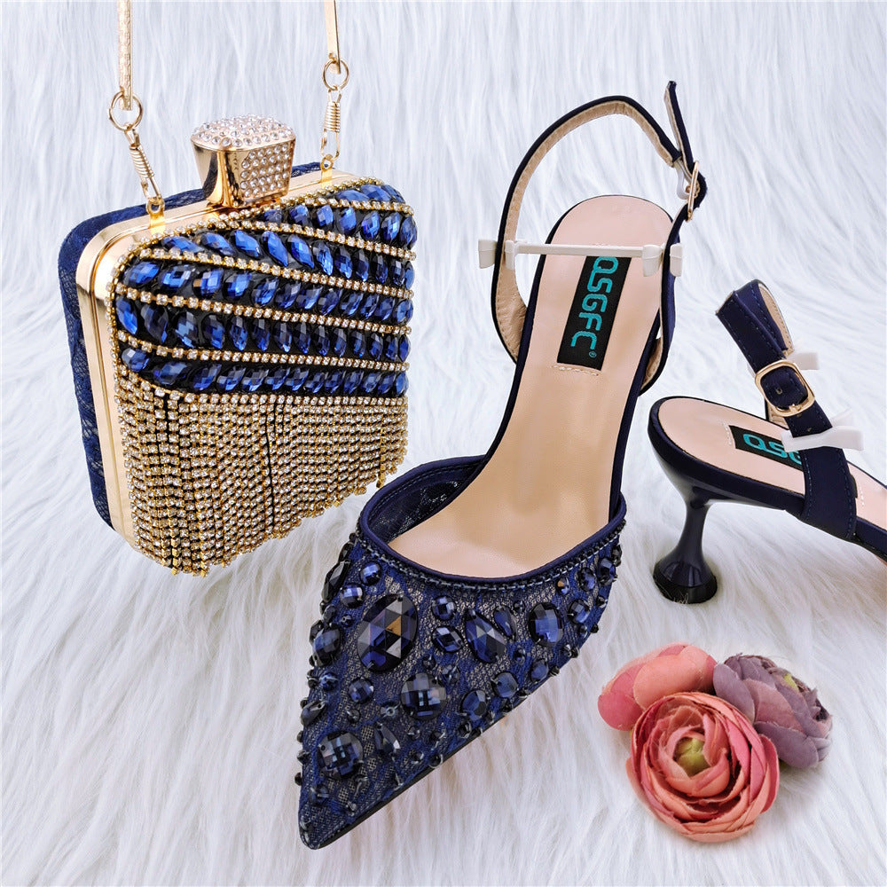 Glamorous Party Essentials: Sparkling Sandals and Diamond Bags